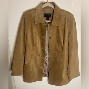 Bernardo Tan Leather Jacket